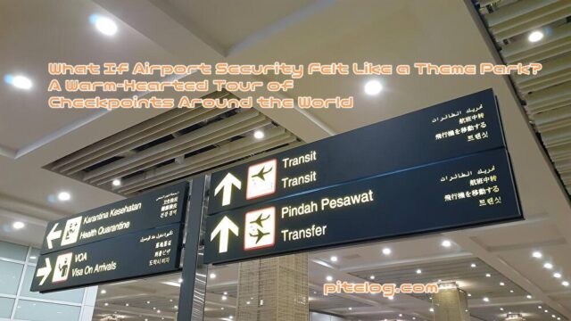 空港　手荷物検査ゲート　テーマパーク